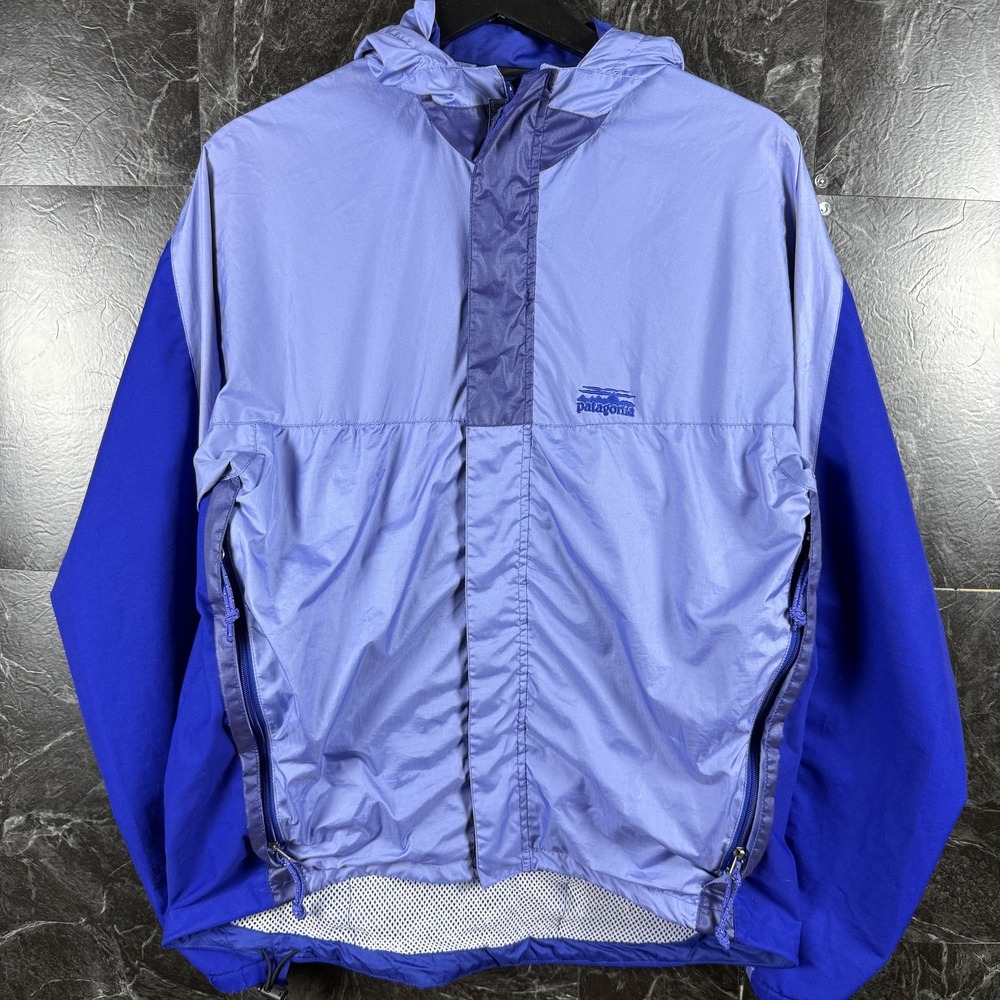 Patagonia Men's Vtg Stretch Electralight Running Wind Rain Jacket Fits Medium